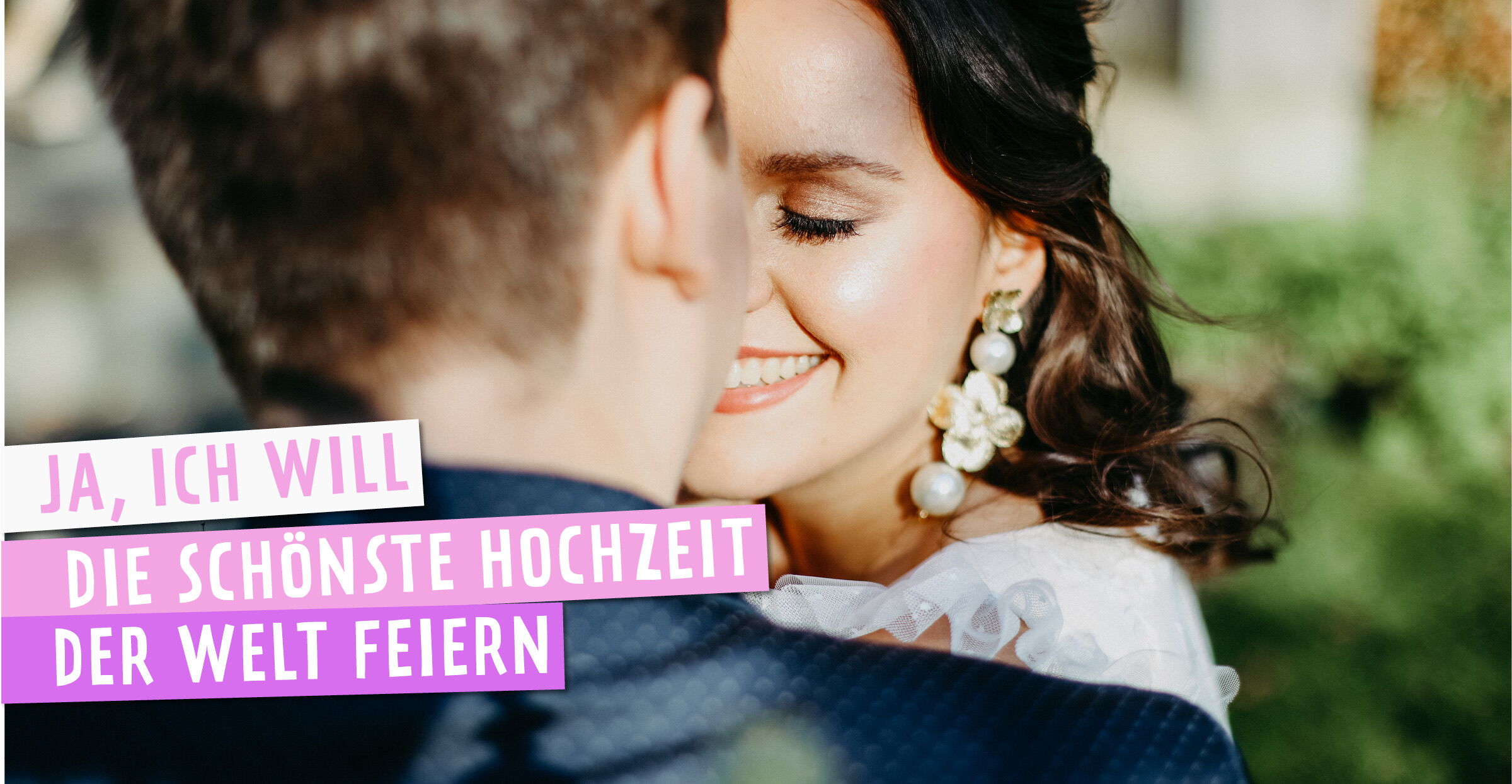 Brautpaar bei der Hochzeit auf dem Bauernhof Sprikeltrix