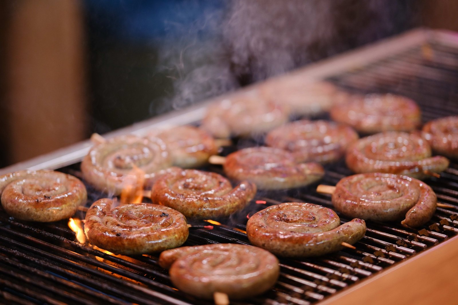 Grillwurst vom Grill